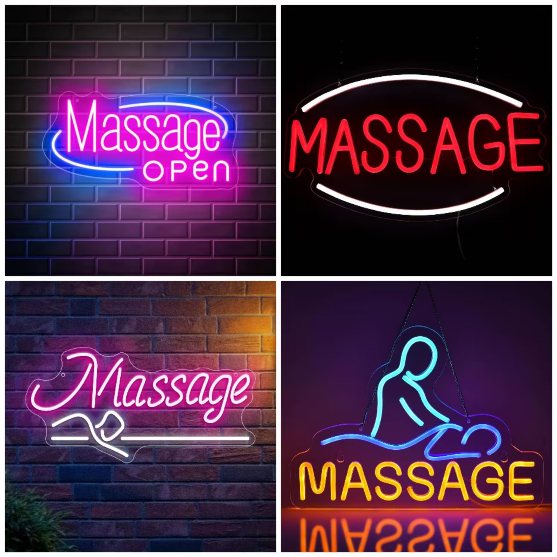 Massage Spa Open LED Neon Sign - Spa And Wellness Hotel ulasan dan harga