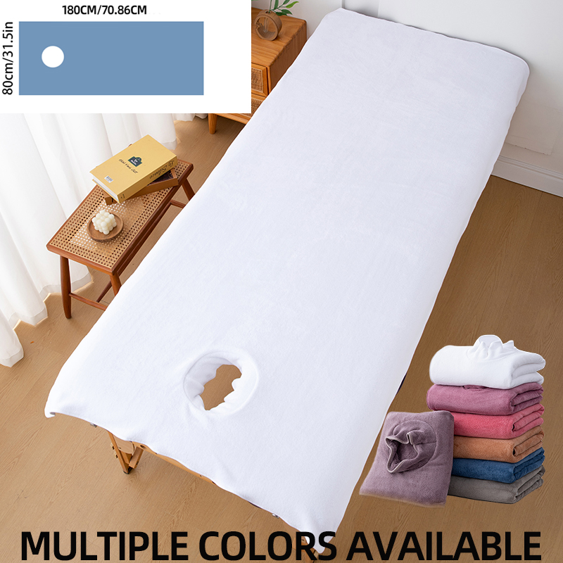 1Pc Beauty Bed Sheet with Hole - Spa Wellness And Beauty ulasan dan harga
