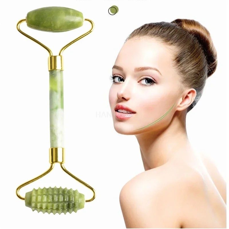 Facial Jade Massage Roller Set - Jade Roller Stone ulasan dan harga