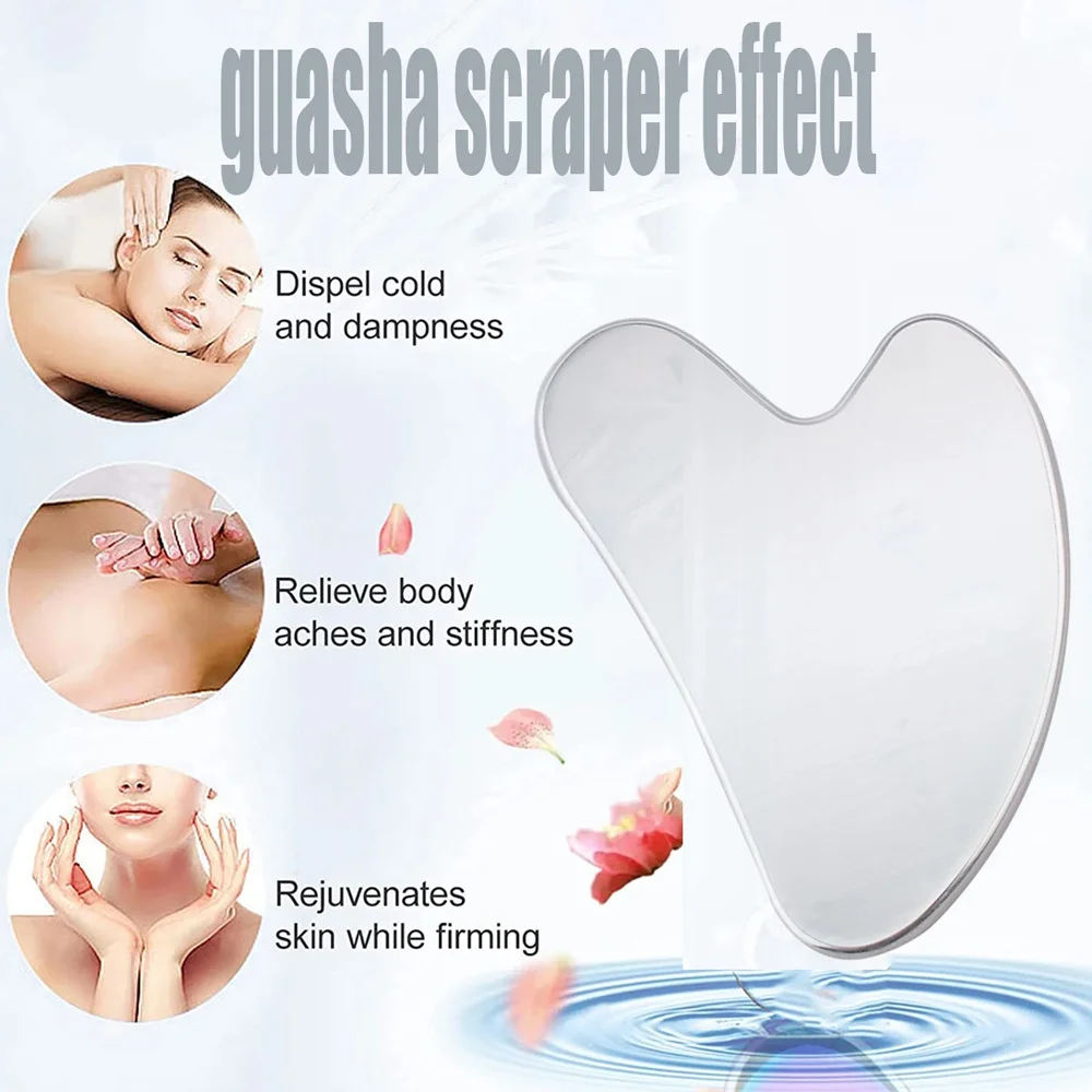 Gua Sha Facial Massage Stainle - Spa And Wellness ulasan dan harga