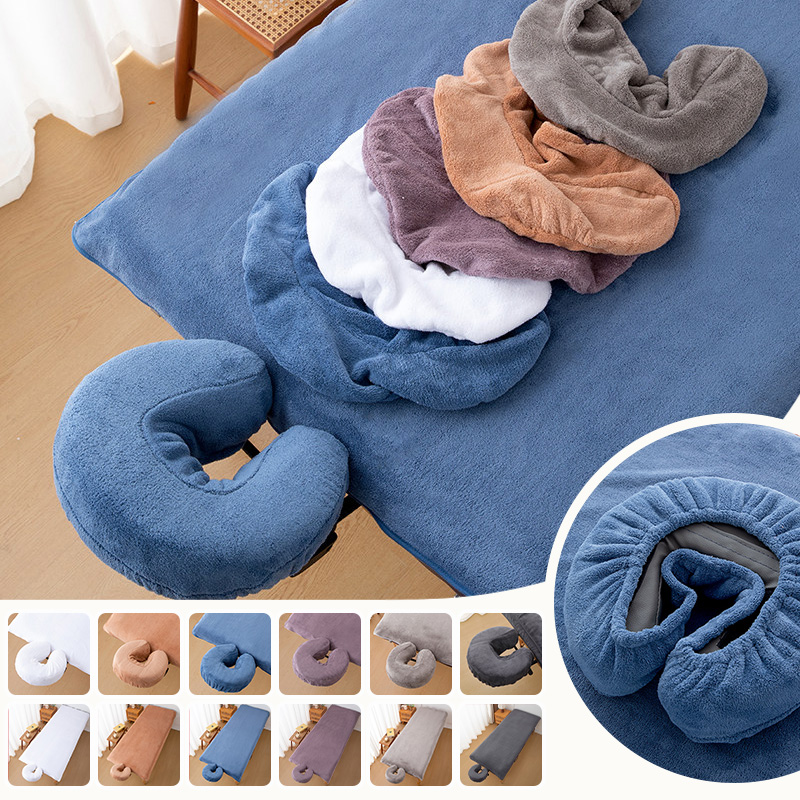 Coral Fleece Beauty Salon Bed  - Spa Wellness And Beauty ulasan dan harga