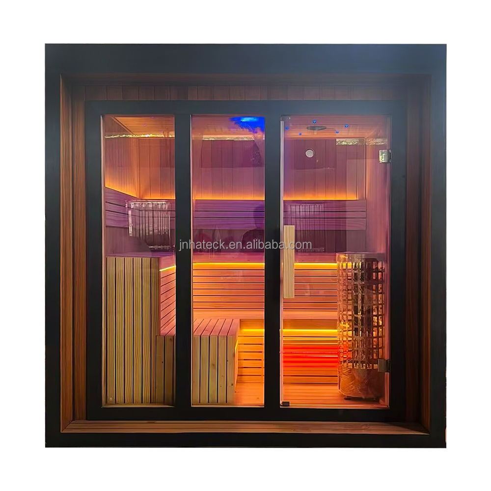 Solid Wood Sauna Room, Customi - Spa Wellness Luxury ulasan dan harga