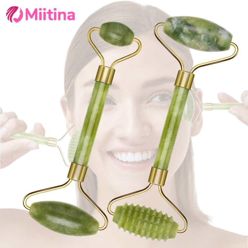 Natural Jade Roller Face Gua S - Jade Roller Stone ulasan dan harga