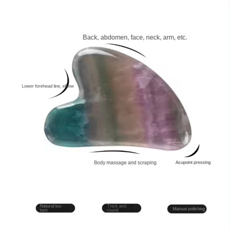 Natural Jade Massager Fluorite - Spa Wellness And Beauty ulasan dan harga