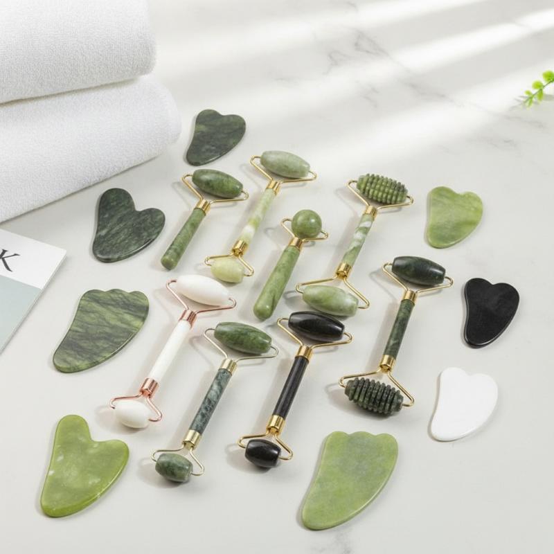 [H] 1/2 PCS Natural Jade Rolle - Jade Roller Stone ulasan dan harga