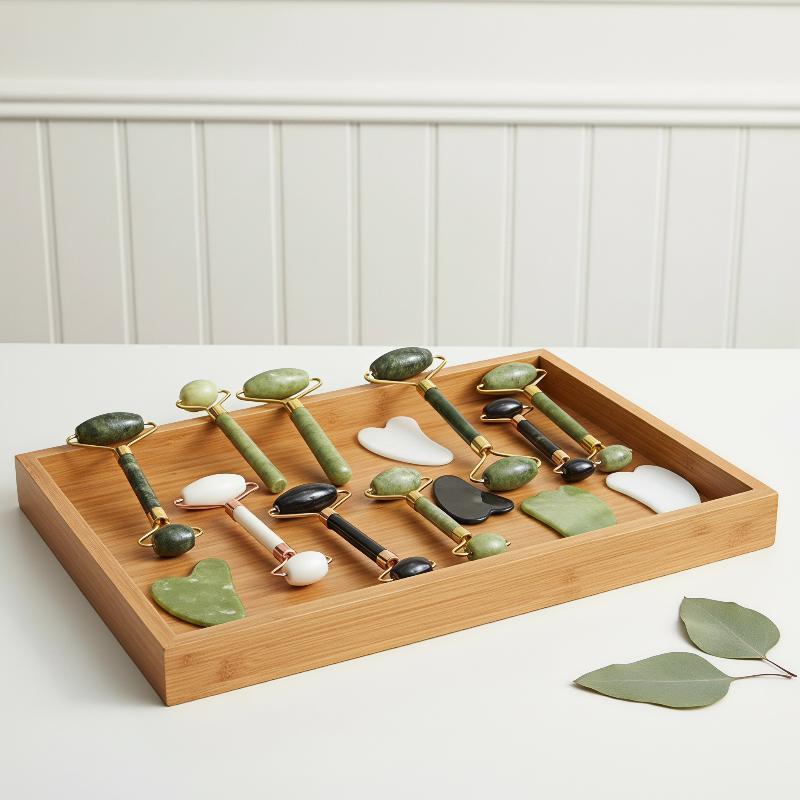 [H] 1/2 PCS Natural Jade Rolle - Jade Roller Stone ulasan dan harga