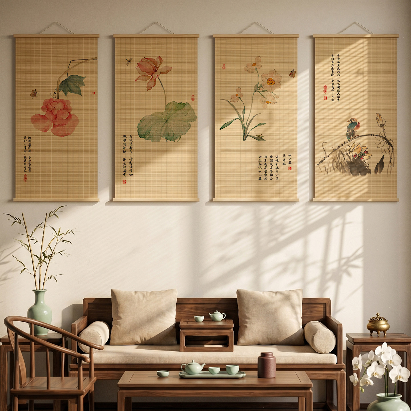 Paintings Bamboo Shadow Breeze - Spa Wellness Resorts ulasan dan harga