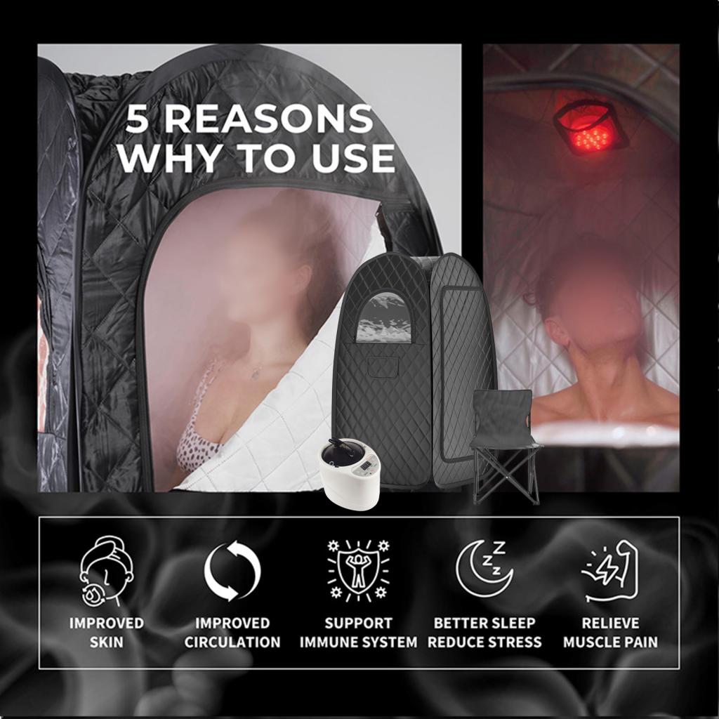 Home Personal Steam Sauna Tent - Spa And Wellness ulasan dan harga