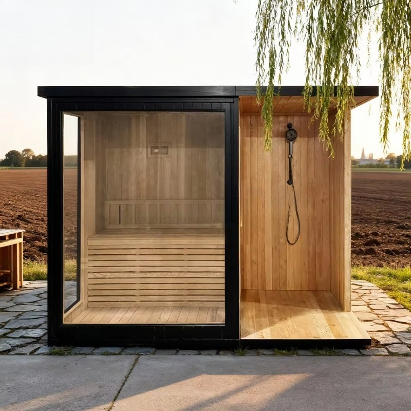 Luxury Outdoor Spa Sauna Combo - Spa Wellness Luxury ulasan dan harga